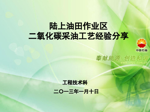 陆上油田作业区二氧化碳采油工艺安全经验分享-文档资料