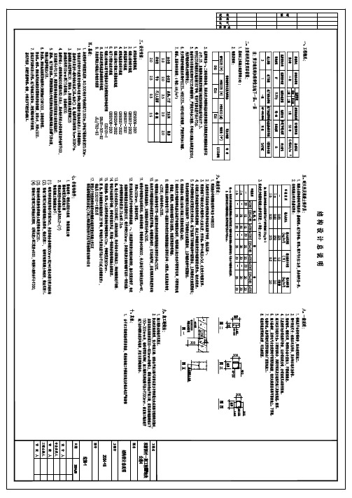 农村别墅设计图纸：三层22.9×28.4结构施工图全套.xdw