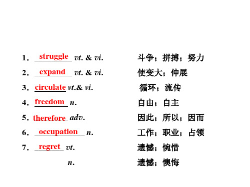 book4unit2词汇解析