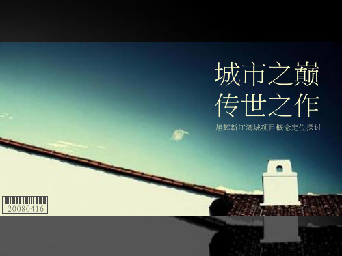 旭辉房地产项目概念定位探讨.pptx