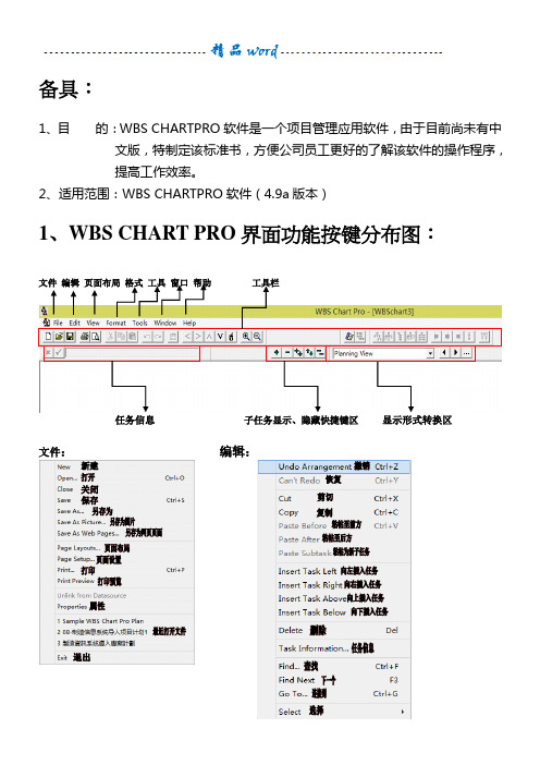 WBS Chart Pro操作手册