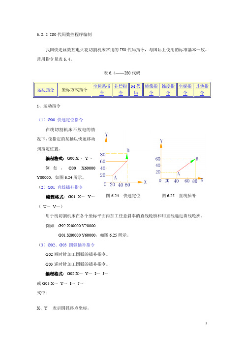 中山建斌技校数控编程教案：第六章 数控电火花线切割机床的程序编制03