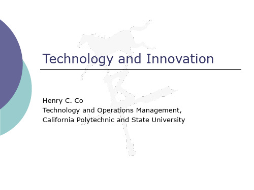 Technology and Innovation