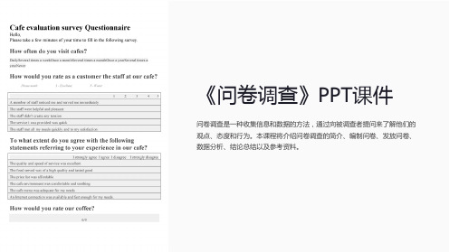 《问卷调查》课件