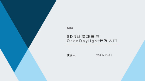 SDN环境部署与OpenDaylight开发入门