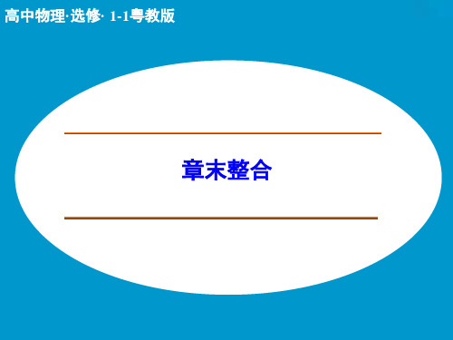 【教育课件】粤教版高中物理选修1-1第四章《家用电器与日常生活》章末总结课件.ppt