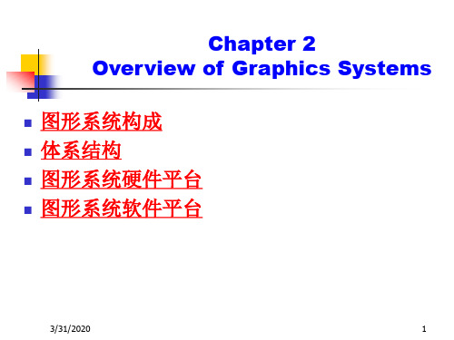 第二章图形系统综述