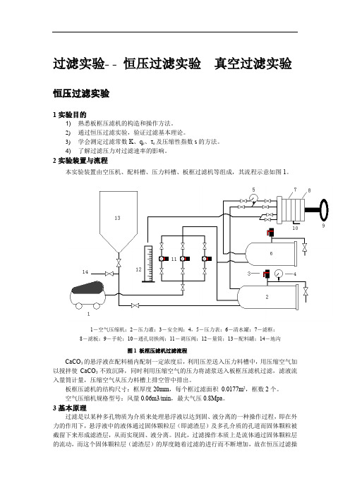 过滤实验