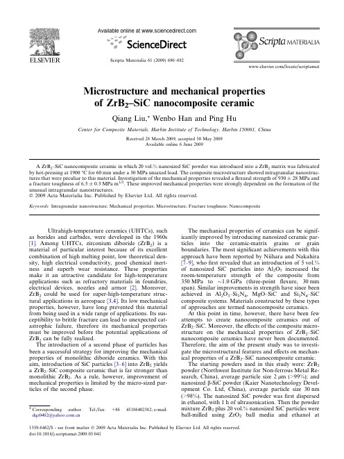 Microstructure and mechanical properties