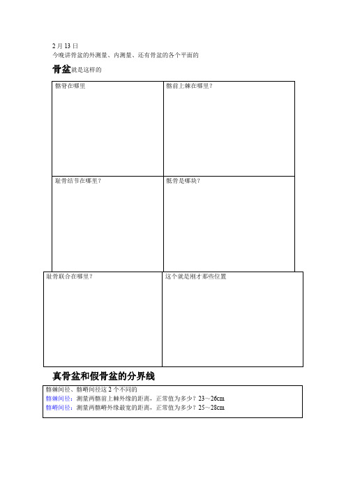 骨盆测量一看就懂