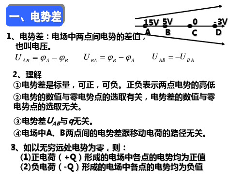 高二物理电势差2