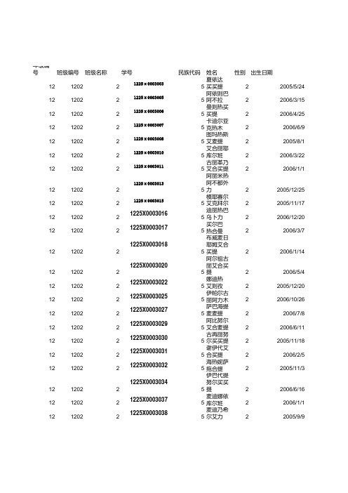 新和县第一小学体测模版