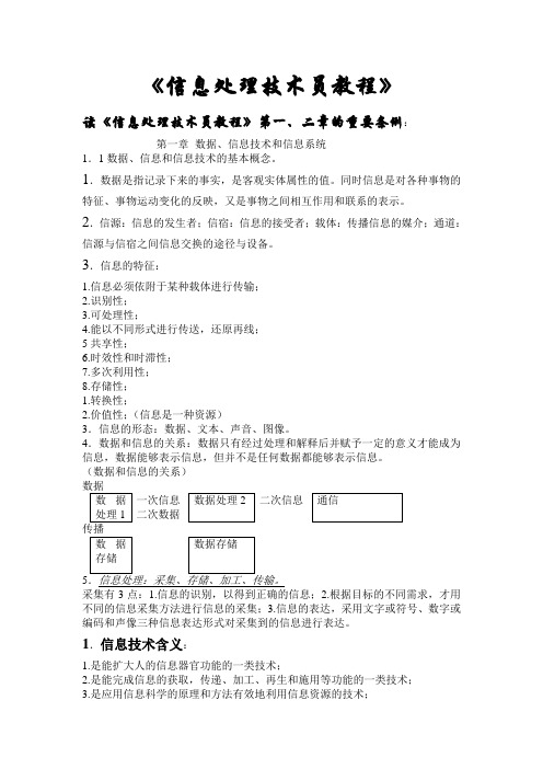 读书笔记《信息处理技术员教程》