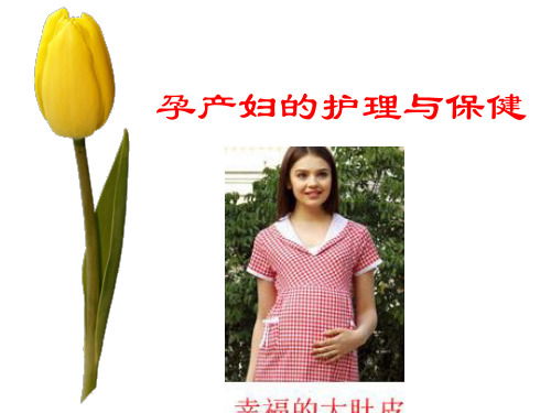 孕产妇的保健