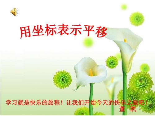 用坐标表示平移