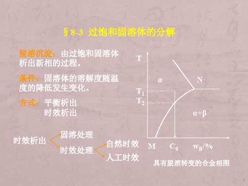 过饱和固溶体ppt课件