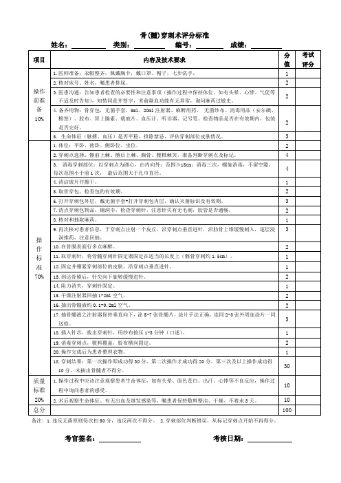 6.骨(髓)穿刺术