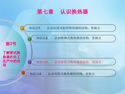 3认识套管式换热器的结构、优缺点