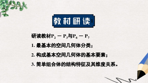 高中数学人教A版必修二1.1.1《棱柱、棱锥与棱台》ppt课件