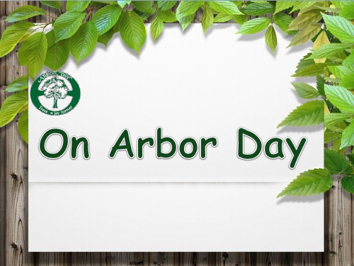 On Arbor Day.ppt