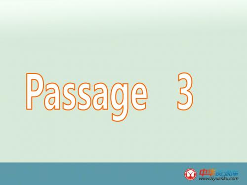 2016届广东南海桂城中学高考英语二轮复习阅读理解课件:Lesson 3(新人教版)