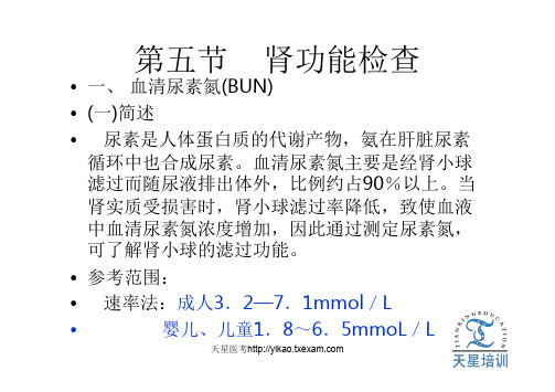 天星培训执业药师——临床常用实验室检查16