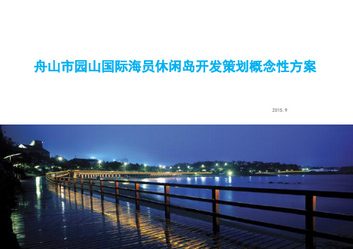 XX休闲海岛开发策划方案