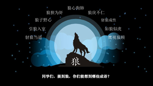 18 狼——七年级上册语文课件