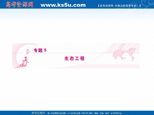 2011高三生物一轮复习精品课件：选修3 专题 5 生态工程