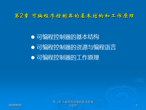 第二章可编程控制器基本组成与工作原理