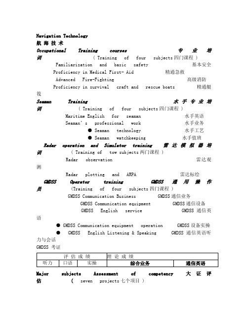 NavigationTechnology航海技术