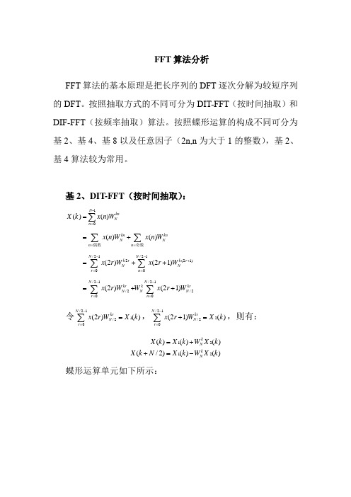 FFT算法分析