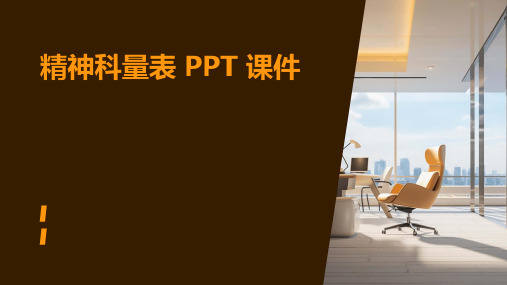 精神科量表 ppt课件