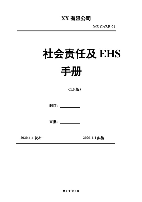 2020年 隐患排查计划-双体系