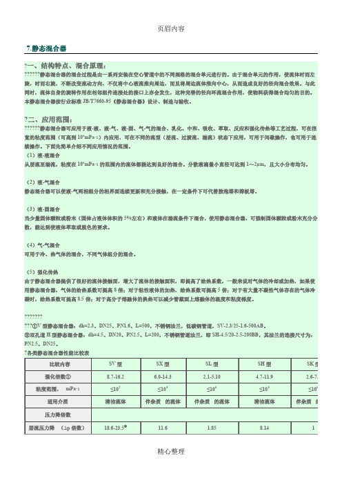 sk型静态混合器