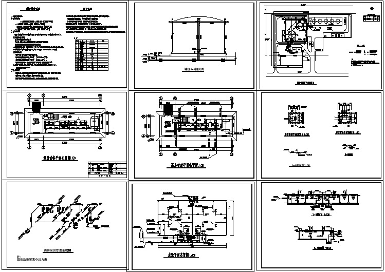 某地10000立方米油库消防图纸