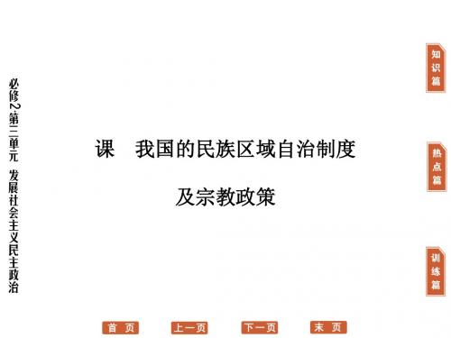 我国的民族区域自治制度及宗教政策PPT课件6