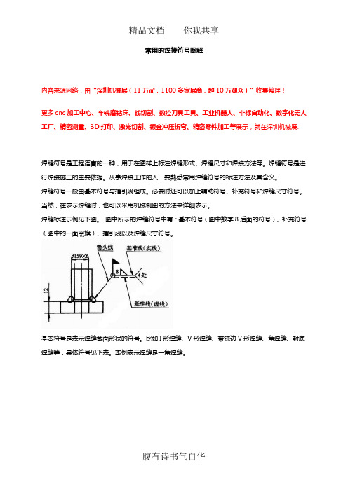 常用的焊接符号图解【太全了】