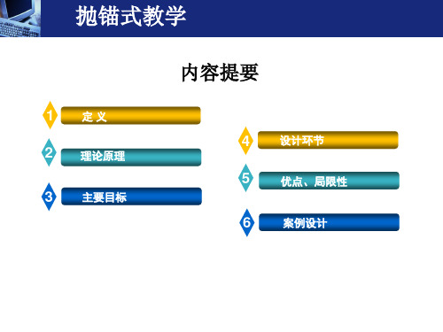 1.2抛锚式教学模式