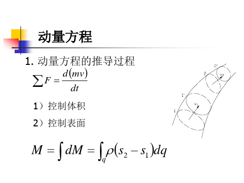 1-4 动量方程与气体状态方程