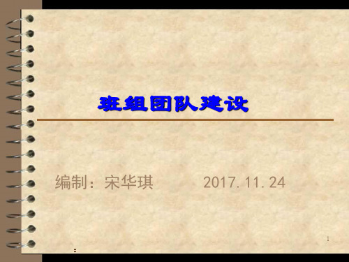 班组团队建设培训课件ppt(40张)