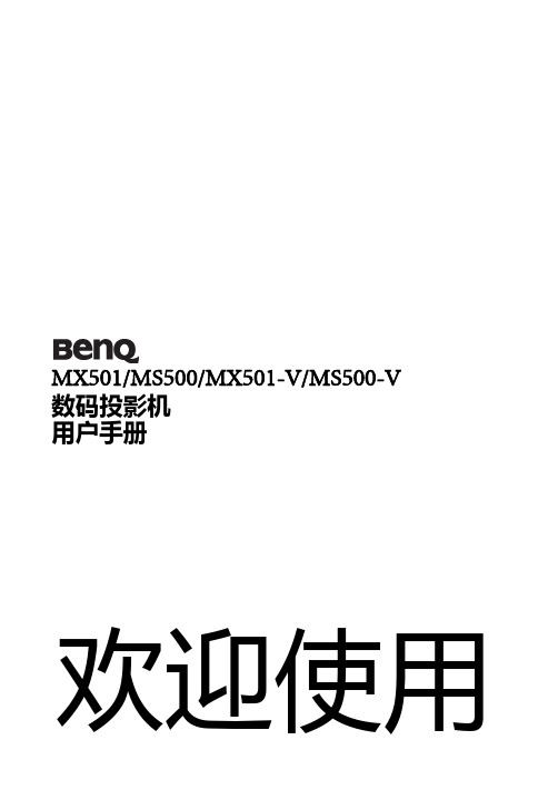 BenQ MS500 说明书