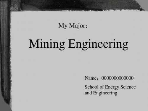 The introduction of mining engineering