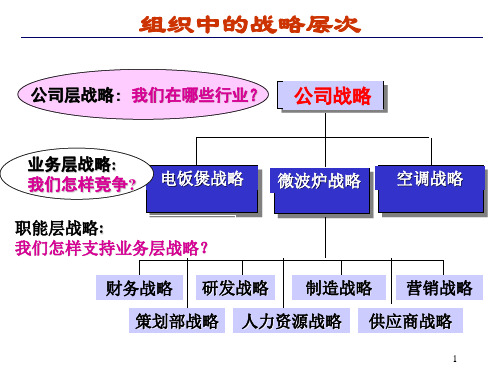 公司层战略