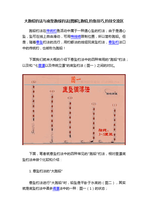 大跑铅钓法与底坠跑线钓法[图解],跑铅,钓鱼技巧,钓技交流区