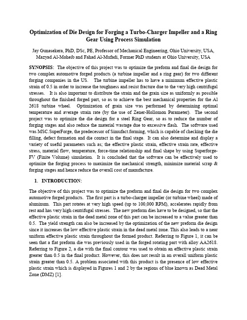 2009.1_Optimization_of_Die_Design_for_Forging_of_a_Turbo-Charger_Impeller_and_a_Ring_Gear_Using_Proc