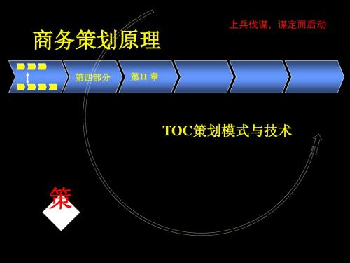 第11章 TOC策划模式和技术-精选文档