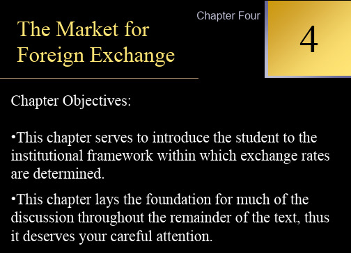 MarketforForeignExchange(国际财务管理,英文版)