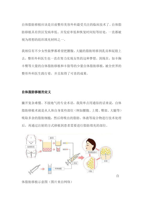 自体脂肪移植靠谱吗？今天我们来说说该技术发展到哪一步了