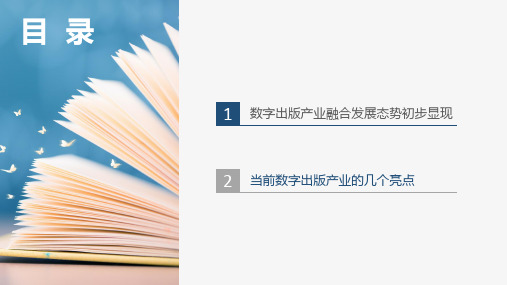 中国数字出版产业发展现状与趋势PPT模板课件